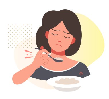 İştah Kaybı - Anorexia - EPS 10 Dosyası Olarak Stok Resimleri