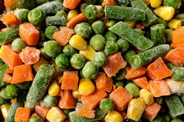 Verduras Mixtas Verduras Congeladas —  Fotos de Stock