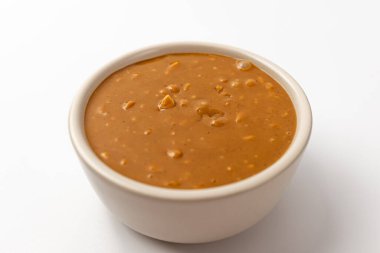 peanut butter on a white background clipart
