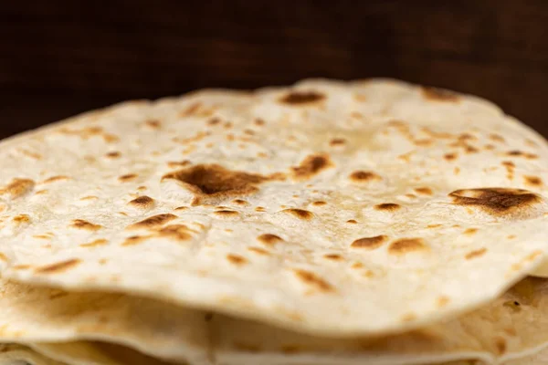 Indian bread naan made from wheat flour