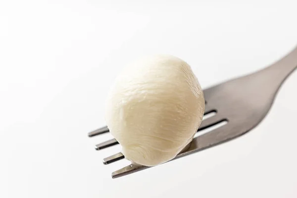 Mozzarella Pearls Cheese White Background — Stock Photo, Image