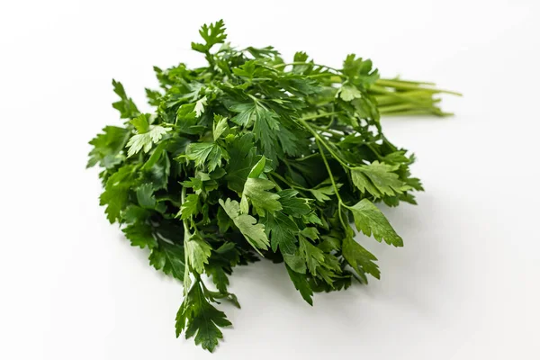 stock image Italian parsley on a white background