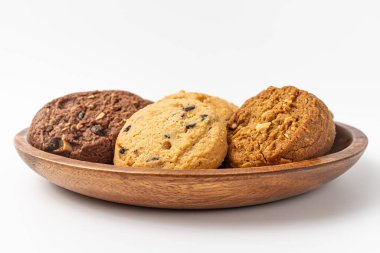 Beyaz arkaplanda çerezler