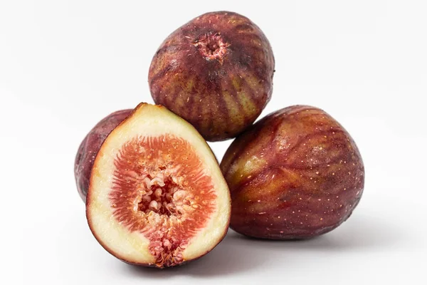 Figs White Background — Stock Photo, Image