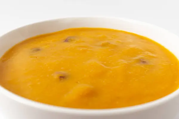 Pumpkin Porridge White Background — Stock Photo, Image