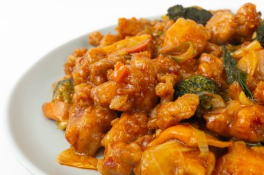 Beyaz arkaplanda Kore tarzı laziji