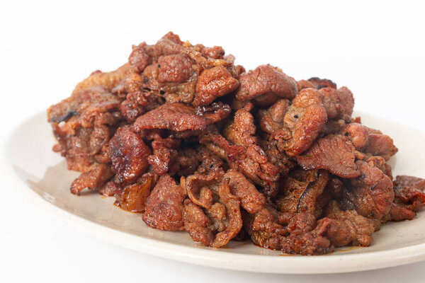 Gochujang Bulgogi on a white background