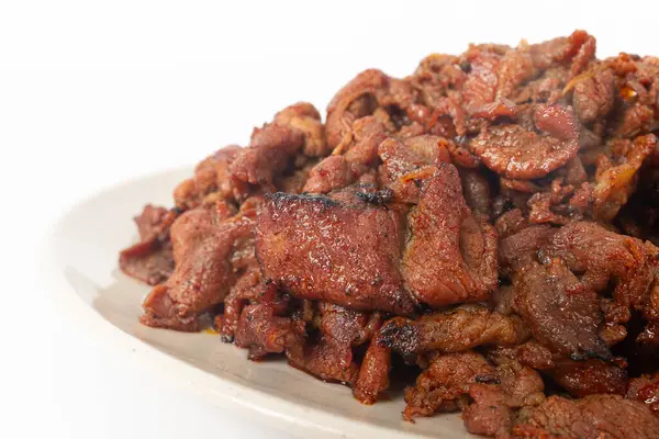 Beyaz arka planda Gochujang Bulgogi