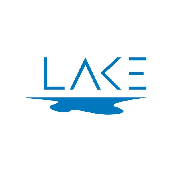 stock image The Letter Lake Sign Logo Vector represents a distinctive and visually captivating symbol that embodies the essence of serenity and sophistication. This logo design features a beautifully crafted representation of a serene lake formed by the arrangem