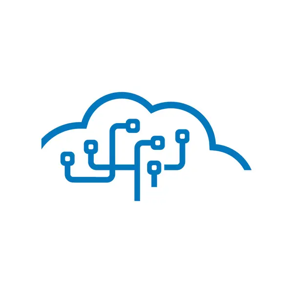 stock image Cloud System Logo Vector Graphic Design: Explore our Cloud System Logo Vector Graphic Design, a symbol of innovation and efficiency in cloud computing. This dynamic design features a stylized cloud formation, representing connectivity, scalability, a