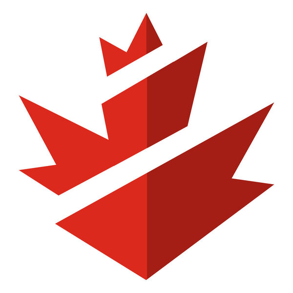 Introducing our dynamic abstract sporty Maple leaf logo vector graphic design, a fusion of athleticism and elegance for your brand identity. This innovative design features an abstract representation of a maple leaf, infused with sporty elements, sym