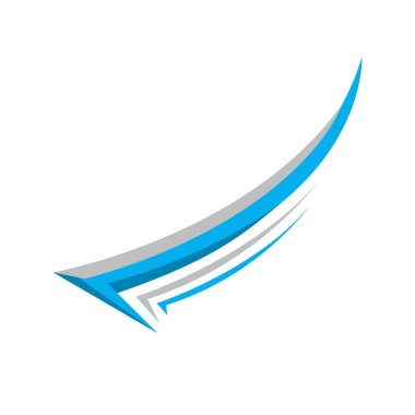 özel soyut modern kanatlar logo tasarımı vektör simgesi çizimleri