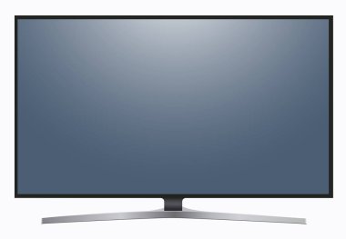 Televizyon, modern düz ekran lcd.