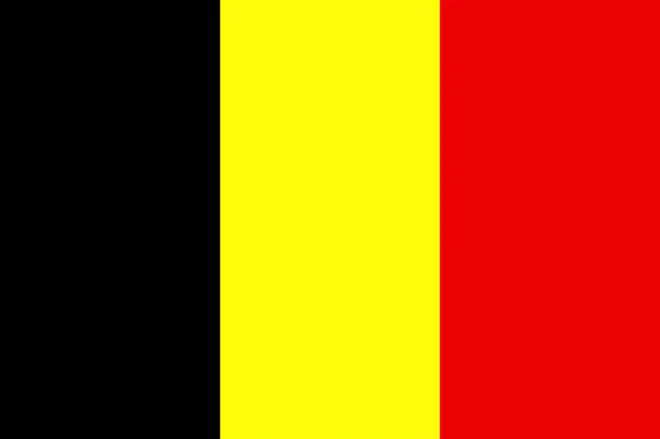 Bandiera Del Belgio Illustrazione Vettoriale — Vettoriale Stock