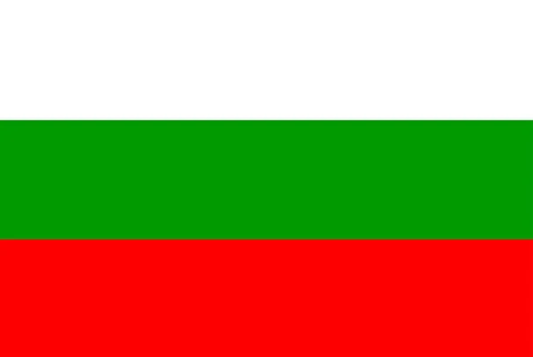 Bandera Bulgaria Ilustración Vectorial — Vector de stock