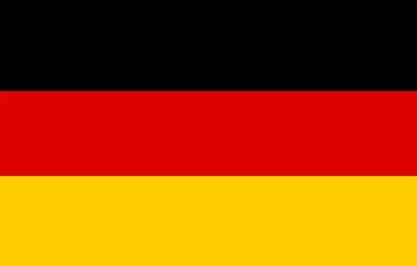 Flagge Deutschlands Vektorillustration — Stockvektor