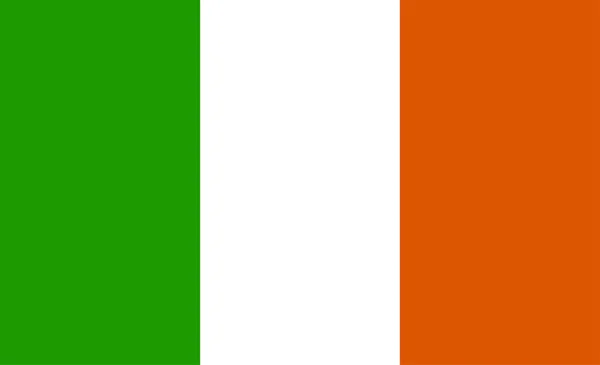 Bandiera Dell Irlanda Illustrazione Vettoriale — Vettoriale Stock