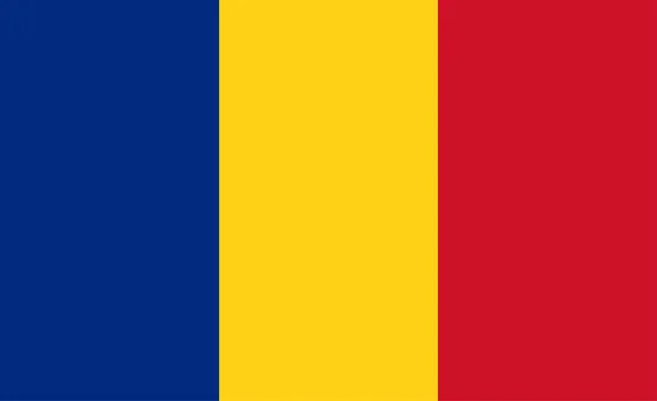 루마니아의 국기입니다 일러스트 — 스톡 벡터