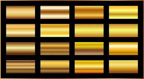 Fondo Oro Textura Vector Icono Patrón Sin Costura Ilustración Degradado — Vector de stock