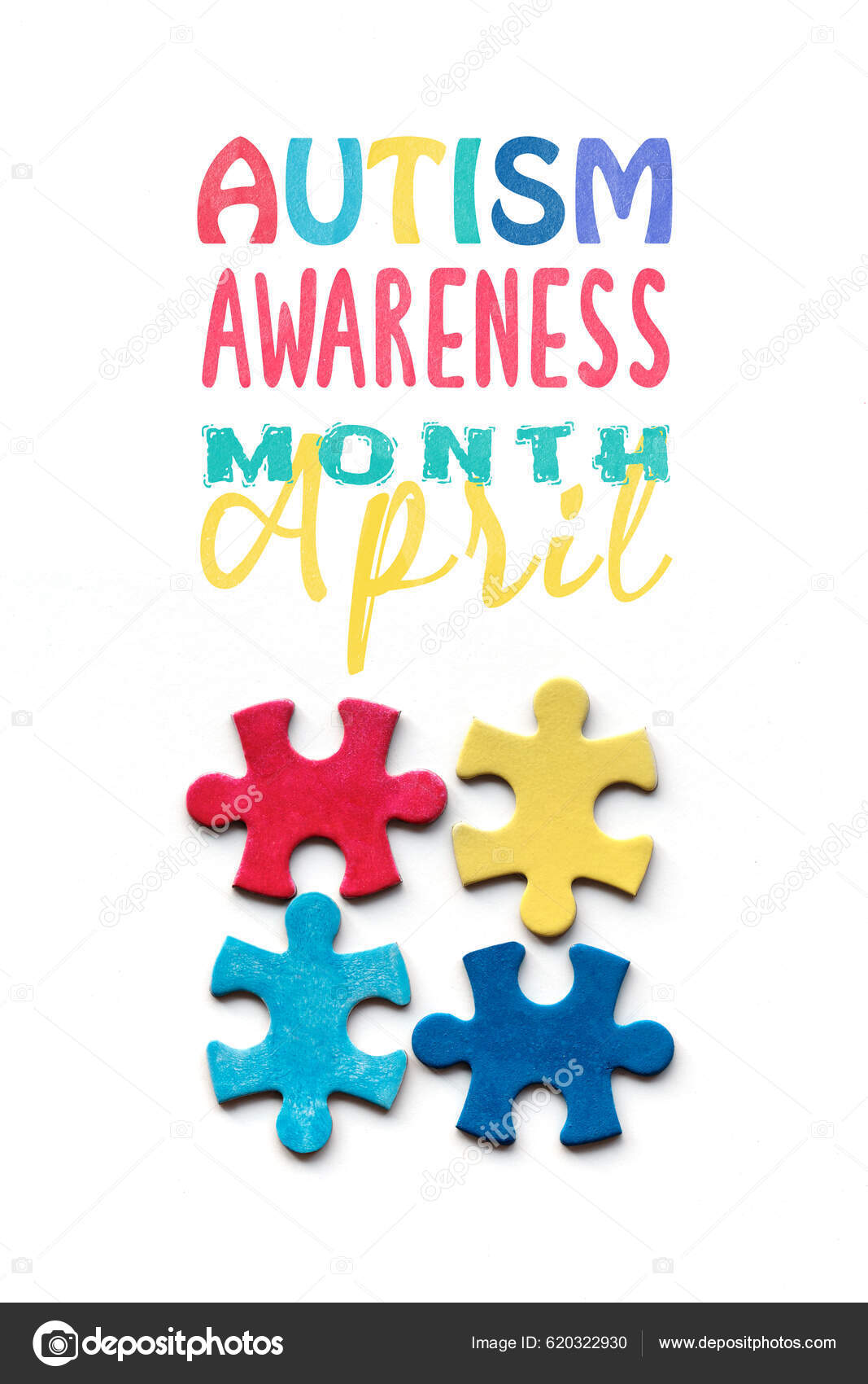 text-autism-awareness-month-april-close-four-puzzle-pieces-banner-stock-photo-anyaivanova-gmail-com-620322930 for Free Printable Autism Awareness Posters Text Autism Awareness Month April Close Four Puzzle Pieces Banner — Stock Photo © anyaivanova@gmail.com #620322930 for Free Printable Autism Awareness Posters
