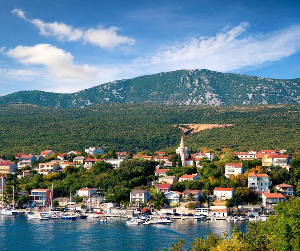 Costa Adriático Dalmácia Croácia Aldeia Jadranovo Por Rijeka Região Primorje — Fotografia de Stock