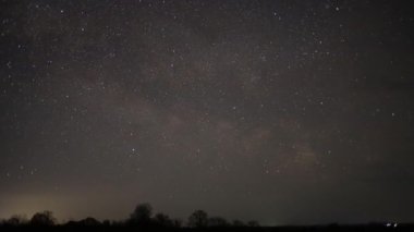 Samanyolu ile gece gökyüzünün