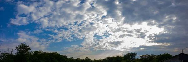 구름과 하늘의 파노라마 — 스톡 사진