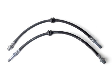 Beyaz bir arabanın fren hortumu..