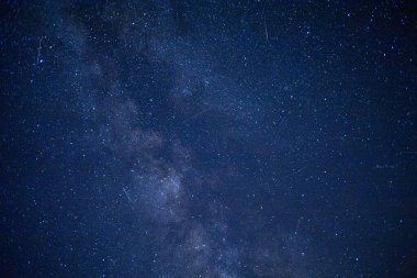 Samanyolu ile yıldızlı gökyüzü