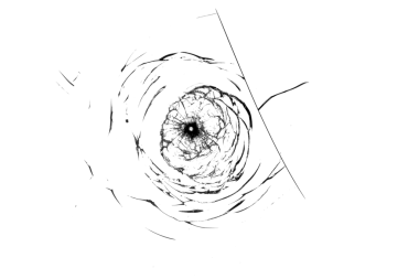 Şeffaf bir arkaplanda kırık cam dokusu