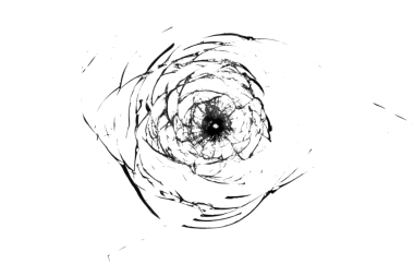 Şeffaf bir arkaplanda kırık cam dokusu