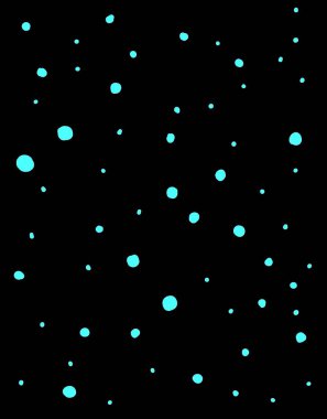 Yıldızlar parıldıyor. Renkli noktalar. Güzel evren çizimleri.