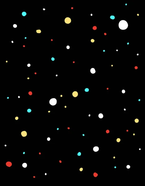 Estrellas Brillan Estrellado Coloridos Puntos Noche Hermoso Universo Ilustración Pintura —  Fotos de Stock