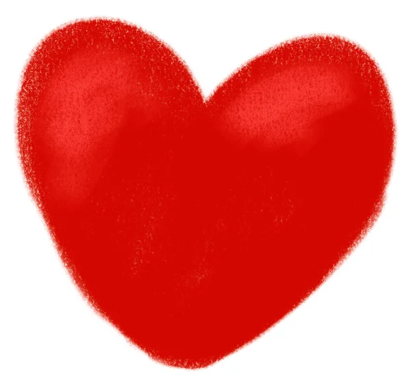 Sevgililer Günü Nde Çizilen Karalama Kalp Şekli Efekt Elementleri Resim — Stok fotoğraf