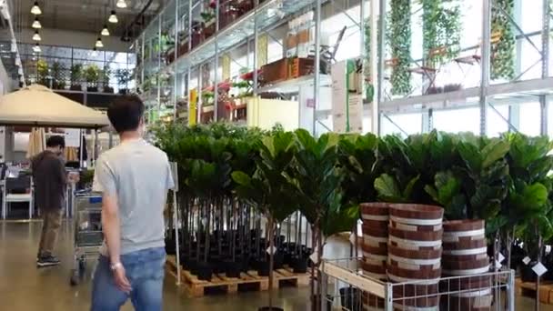 Bangkok Thailand Jan 2022 Ikea Store Southeast Asia Thailand Interior — Stok Video