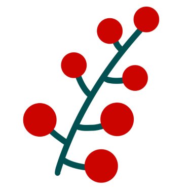 Holly böğürtlen yaprağı Noel Yeni Yıl dekorasyonu süsleme bitki elementi bayram selamlama sanatı