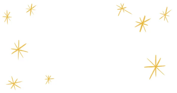 Звездная Ночь Луна Звезды Ночное Небо Декоративный Золотой Синий Орнамент — стоковое фото