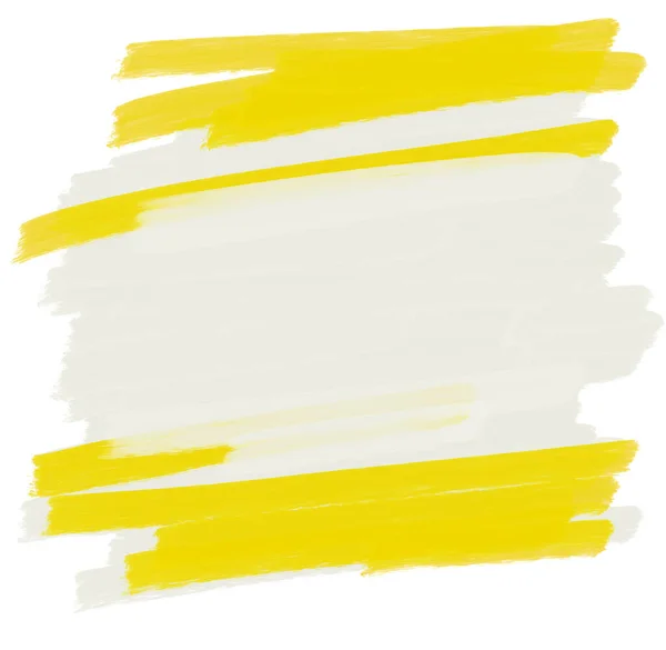 Žlutá Černá Vzor Prvek Čmáranice Olej Malba Štětec Textura Pozadí — Stock fotografie