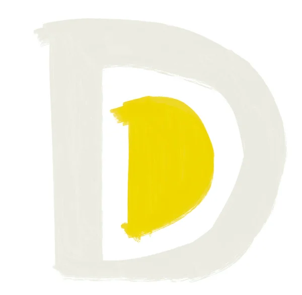 Amarelo Preto Padrão Elemento Doodle Esboço Pintura Óleo Escova Textura — Fotografia de Stock
