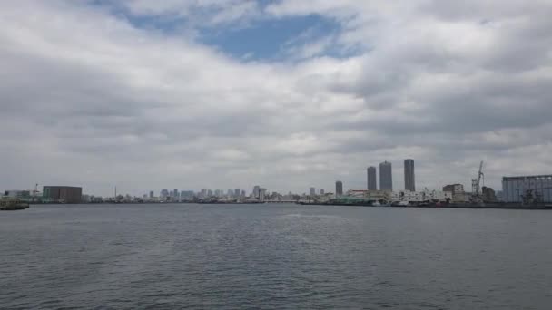 Osaka Japón Mayo 2023 Universal City Port Boat Pier Direct — Vídeos de Stock