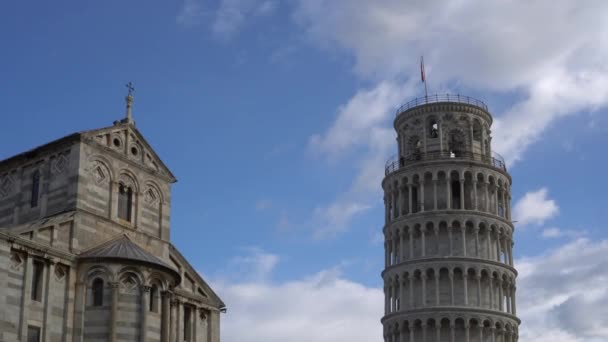 Pisa Italia Dic 2022 Torre Inclinada Pisa Mundialmente Famoso Artchitecture — Vídeos de Stock
