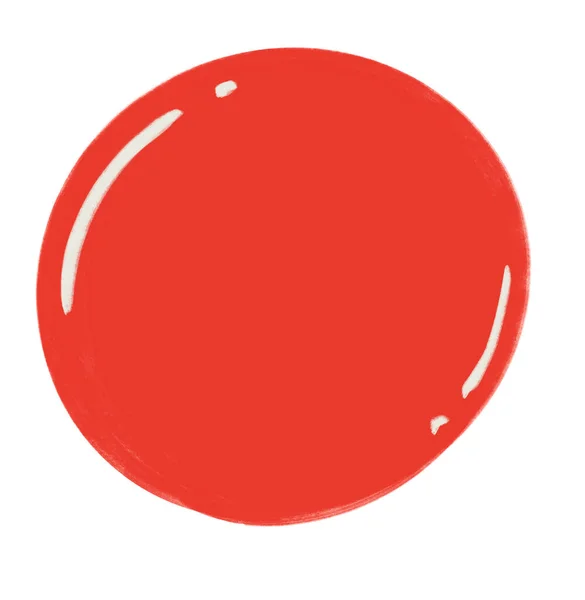 Han Σχήμα Κύκλο Σχήμα Φούσκα Γεωμετρικό Πλαίσιο 80S Ποπ Εικονογράφηση — Φωτογραφία Αρχείου