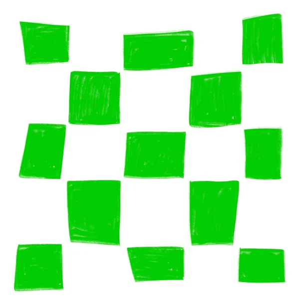 Comprobar Checker Patrón Cuadros Retro Abstracto Fondo Ilustración Mano Dibujo —  Fotos de Stock