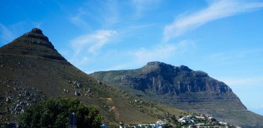 Güney Afrika tatili Cape Town yakınlarındaki Clifton plajı Güney Atlantik Okyanusu kıyısı tatil tatili