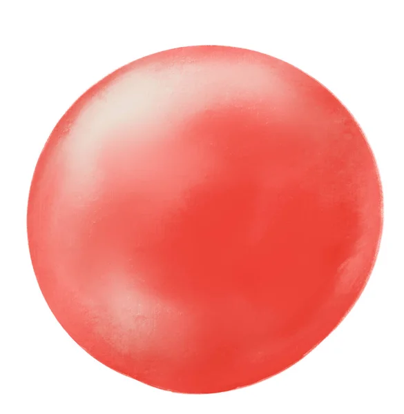 Sphere Circle Circlular Bubble Shape Hand Painting Texture Illustration Element — Stock Photo, Image