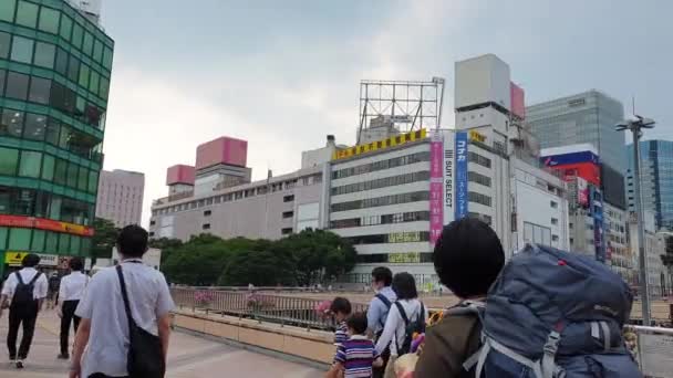 Sendai Japon Juin 2023 Panorama Panoramique Depuis Station Sendai Sur — Video