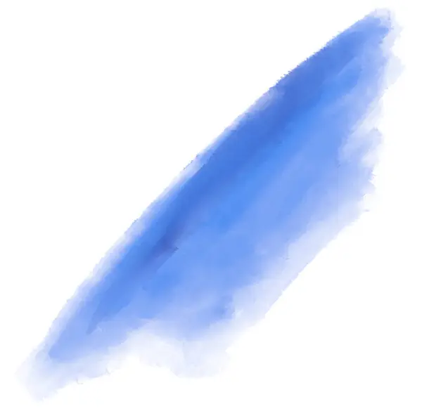 蓝色凉爽海水色调水彩画水彩画纹理艺术图解 — 图库照片