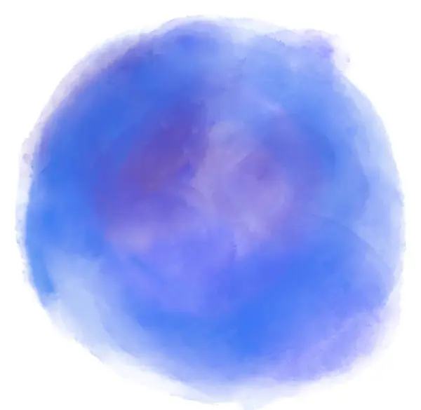 Blå Kallt Hav Vatten Ton Akvarell Bubbla Pensel Målning Textur — Stockfoto