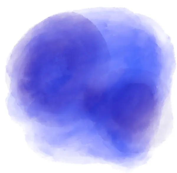 Blue Cool Ocean Water Tone Watercolor Bubble Brush Painting Texture — Stock Photo, Image