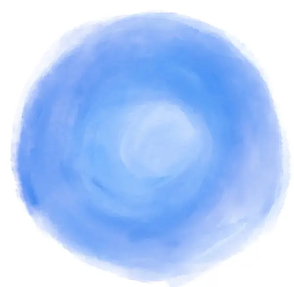 Blå Kallt Hav Vatten Ton Akvarell Bubbla Pensel Målning Textur Stockfoto